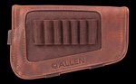 Allen 8517 New Castle Buttstock Cartridge Carrier Brown Leather 7rd Capacity Rifle Buttstock Mount