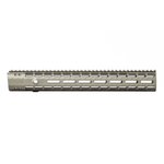 Aero Precision AR15 15\" Enhanced M-LOK Handguard, Gen 2 - Clear Anodized - APSL100544