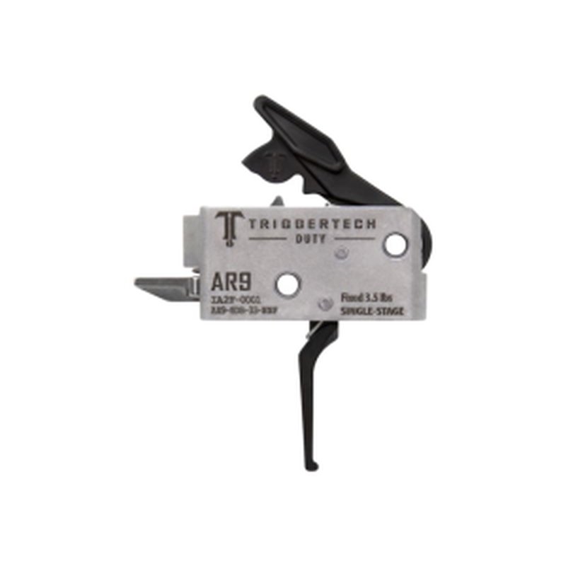 TriggerTech AH9SDB33NNight Fision Duty Flat Trigger Single-Stage 3.50 lbs Draw Weight Fits AR-9