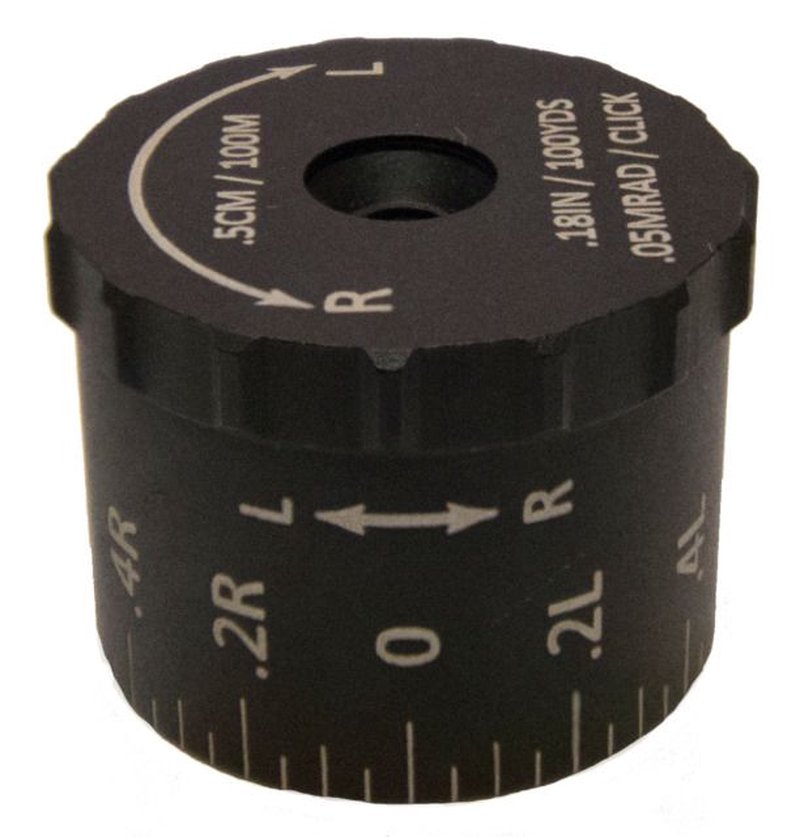 Sightron SIII10-50x60 Windage Turret .05 MIL 1.2 MIL L-R