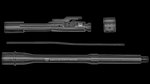 Rosco Manufacturing Bloodline Barrel & BCG Kit 5.56x45mm Black SP-BL-145-556-BCG-GTM