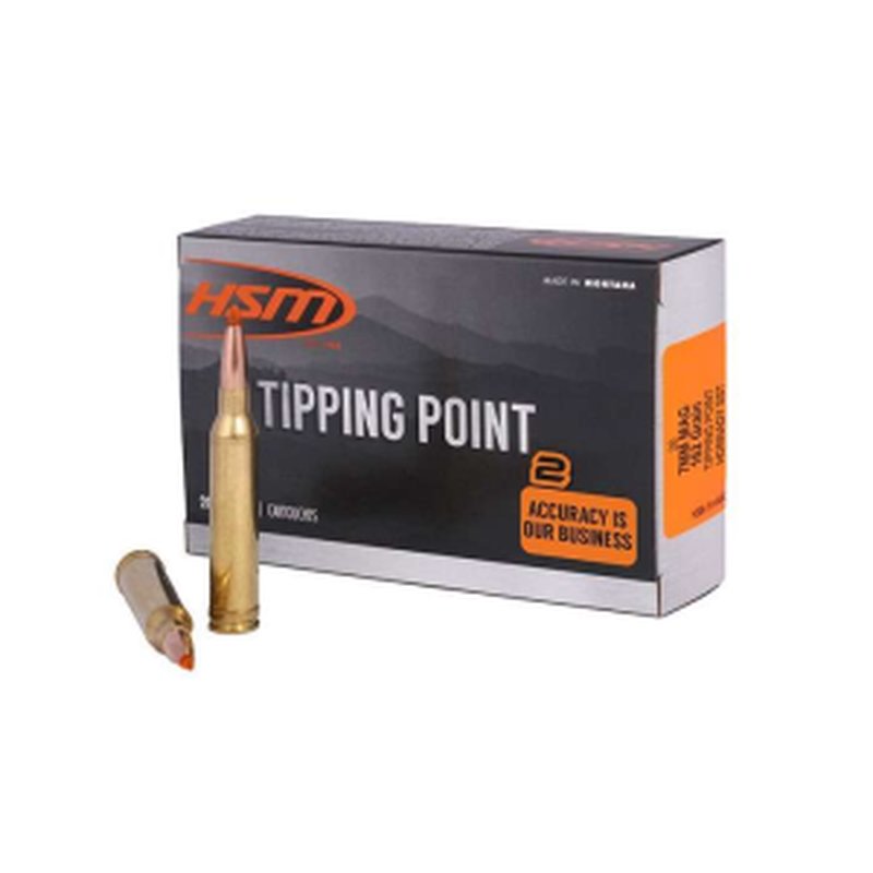 HSM Tipping Point 7mm Remington Magnum Rifle Ammo