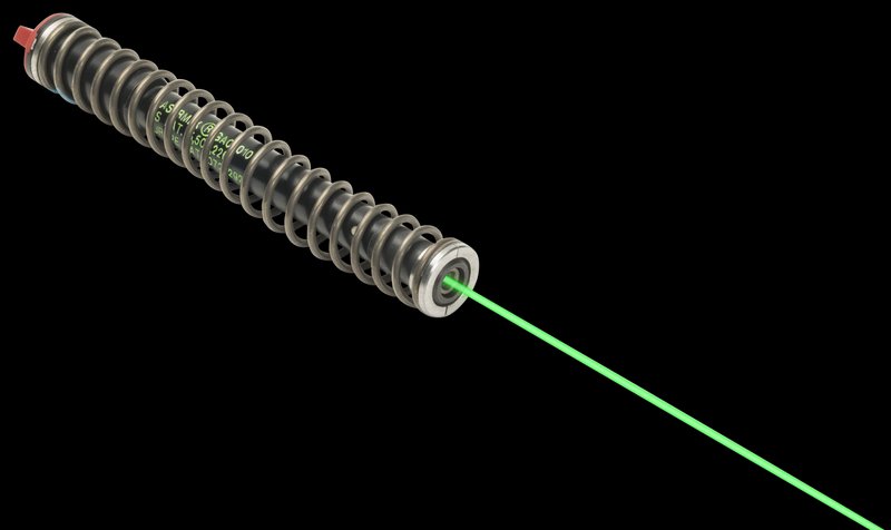 LaserMax LMS1141G Green Guide Rod Laser Sight for Glock 17/22/31/37 Gen 1-3