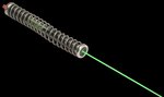 LaserMax LMS1141G Green Guide Rod Laser Sight for Glock 17/22/31/37 Gen 1-3
