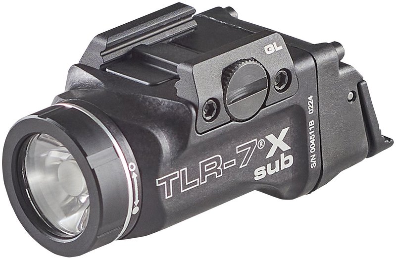 Streamlight TLR-7 X Sub Glock 43X MOS/48 MOS Ultra-Compact Light 500 Lumens Black