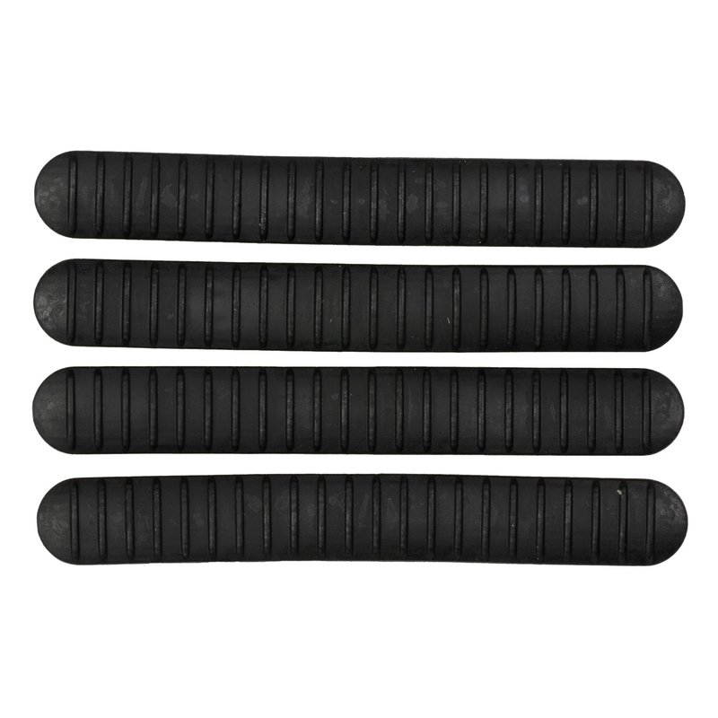 B5 Systems Rail Covers, 4 Pack, Fits M-LOK Rails, Matte, Black