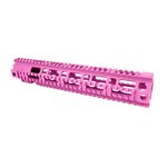 AT3 Tactical AR-15 Pro Quad Rail Free Float Handguard 12.5in Pink