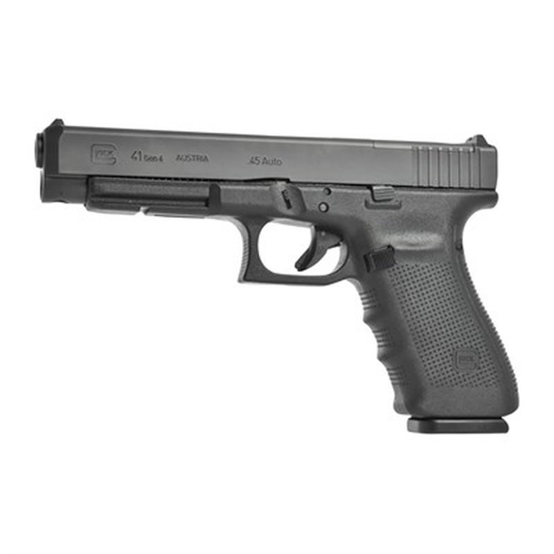 Glock 41 Gen4 MOS 45 ACP Semi-Auto Handgun, 5.31 in Barrel, Black