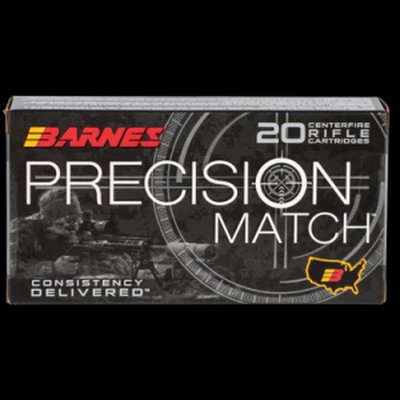Barnes Bullets 30742 Precision Match 260 Remington 140gr OTM Boat Tail Ammo