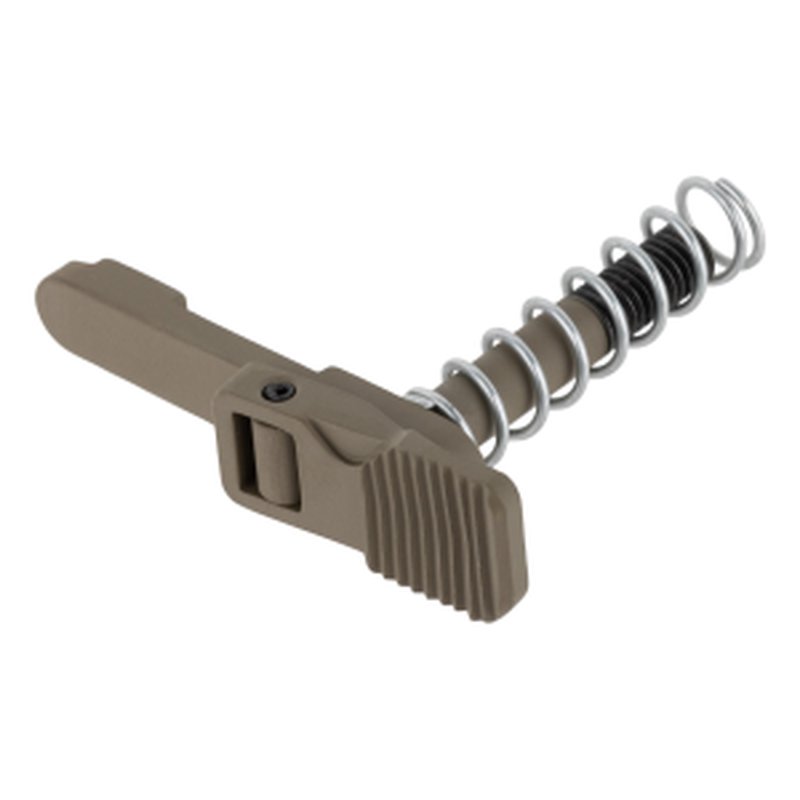 Forward Controls Design Ambidextrous AR-15 Mag Release Serrated Lever FDE