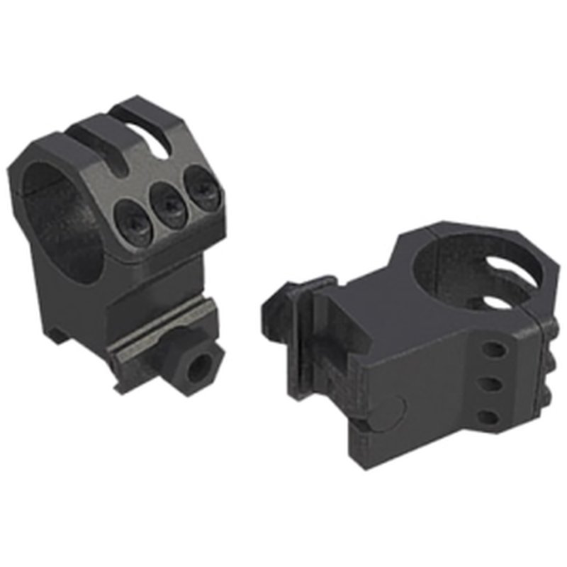 Weaver 30mm Ring 6-Hole Picatinny Scope Ring Set - Extra High / X-High, Aluminum, Black Anodized