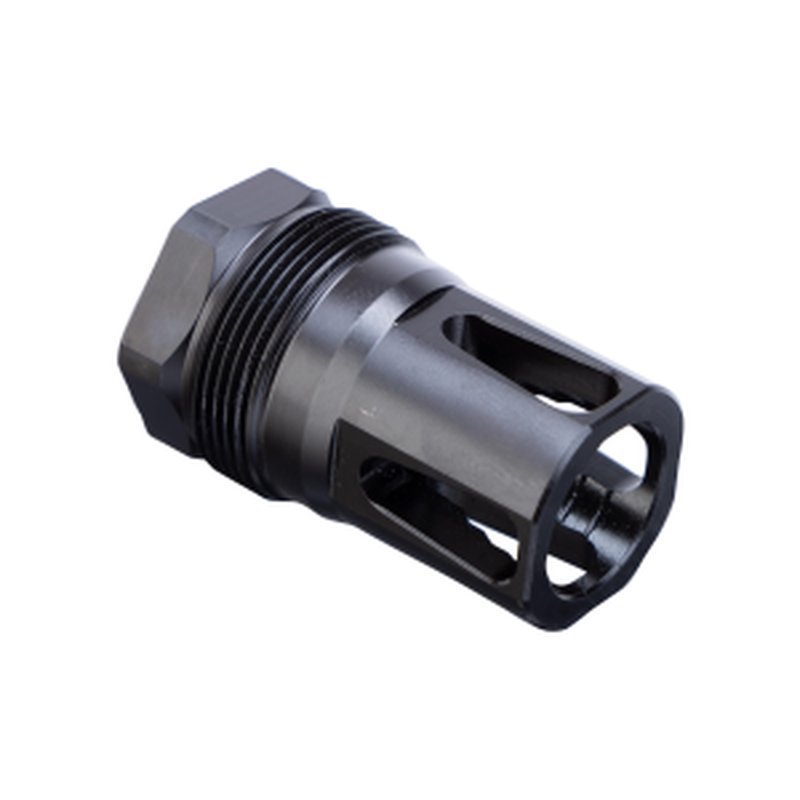 Evolve Weapons Systems Integrated Drive Flash Hider - Plan B - 1/2x28 - Short - Nitride