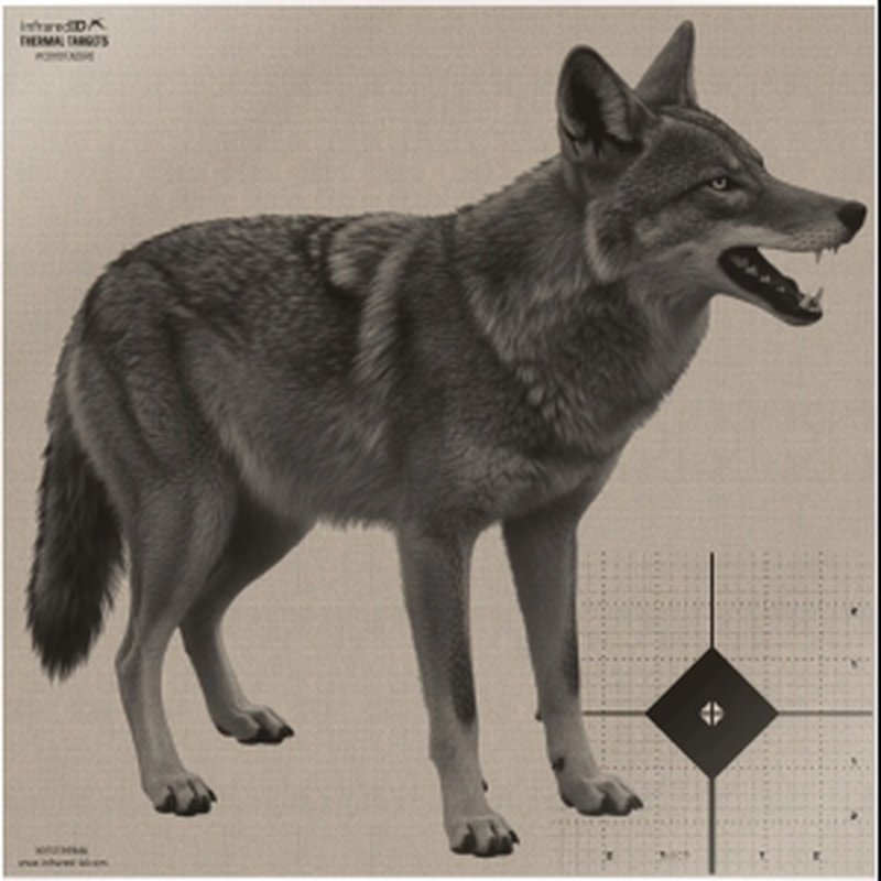 Infrared-ID CoyoteNZero Thermal Target Coy+Zero 1+50 Paper Targets