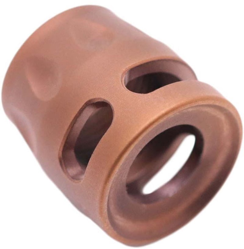 True Precision 9mm Mini Compensator 1/2x28 Copper
