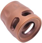True Precision 9mm Mini Compensator 1/2x28 Copper