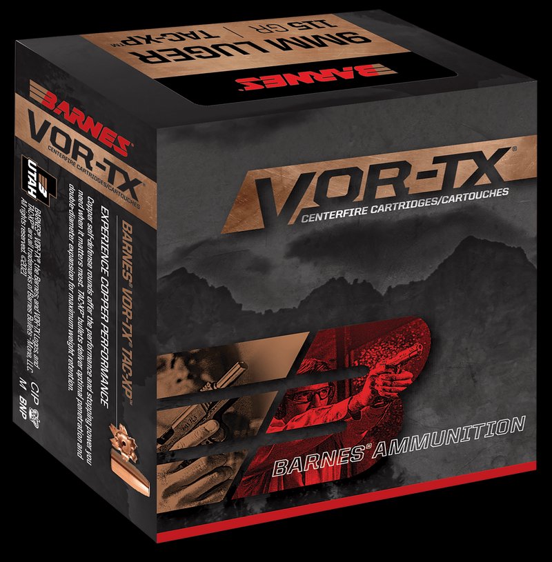 Barnes Bullets Vor-TX 9mm XPB Ammunition 115gr 20 Rounds