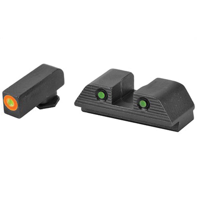 AmeriGlo Trooper Glock MOS Green Tritium Sight Set