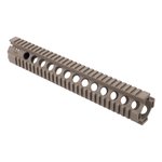 Bravo Company Manufacturing QRF-12 Quad Rail Free Float AR-15 Handguard - 12.62 in - Flat Dark Earth