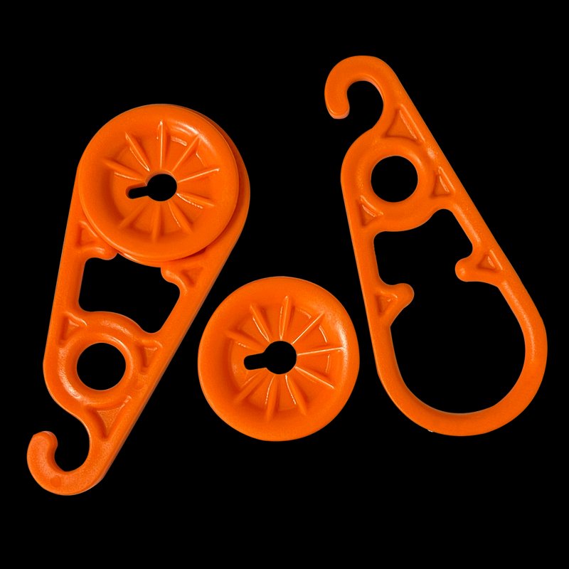 AccuSharp Super Snaps Heavy-Duty Tarp Clips Extra Large 7.80 in Orange 15 Pack