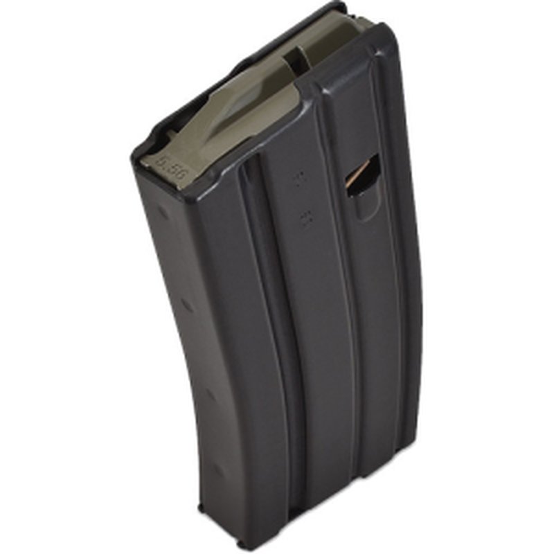 D&H Tactical 5.56x45mm NATO Aluminum AR-15 Magazine, 20-Round Black Matte
