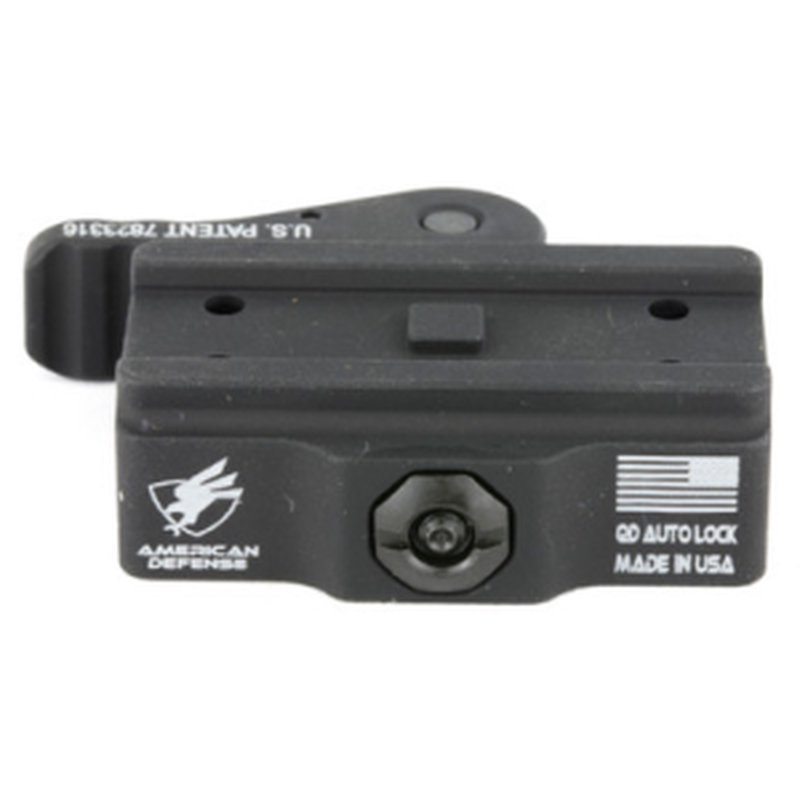 American Defense AD-T1-L QD Aimpoint Micro Sight Mount Low Matte Black