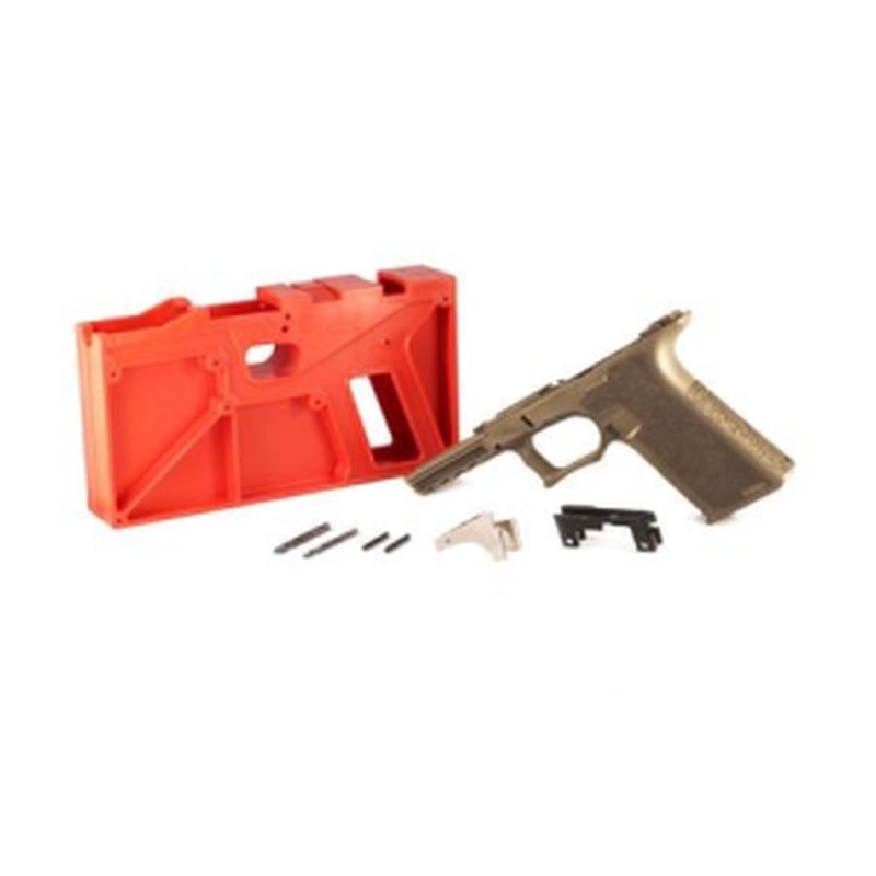 Polymer80 PF940v2 FDE 80% full-size Glock 17/22 frame kit (Gen 3 compatible)