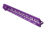Timber Creek Enforcer 15" M-LOK Handguard, Purple - M E15 HG PPA