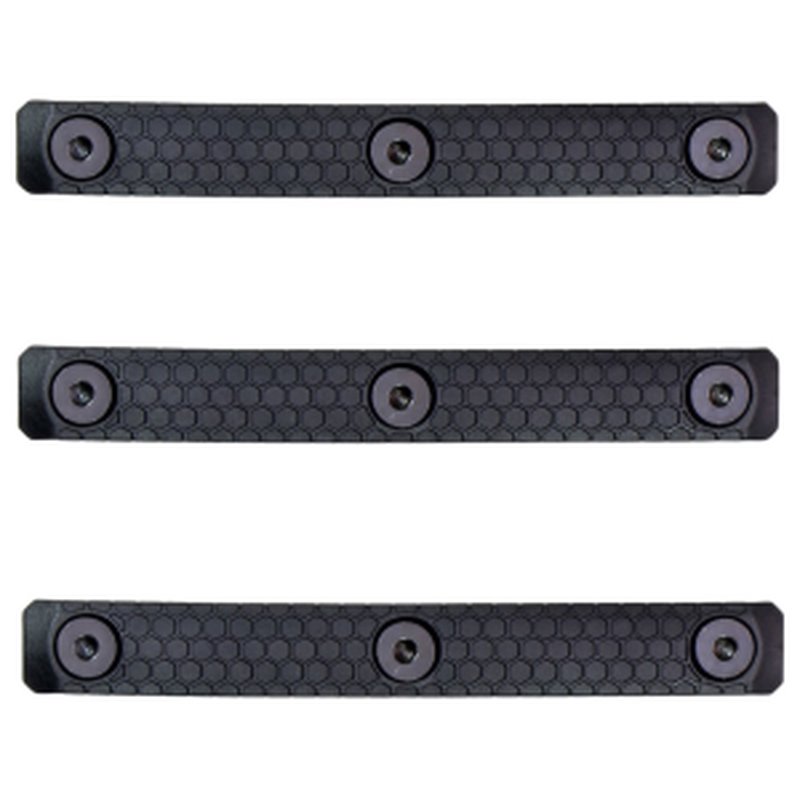 Slate Black Industries 3-Slot Rail MLOK Slate Panels (3-pack) BLACK, SG-3-Black