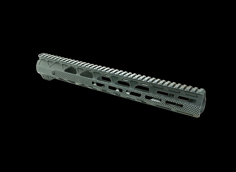 Timber Creek Greyman 10-Inch M-LOK AR-15 Handguard Billet Aluminum Picatinny Rail G10HGBL