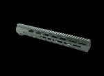 Timber Creek Greyman 10-Inch M-LOK AR-15 Handguard Billet Aluminum Picatinny Rail G10HGBL