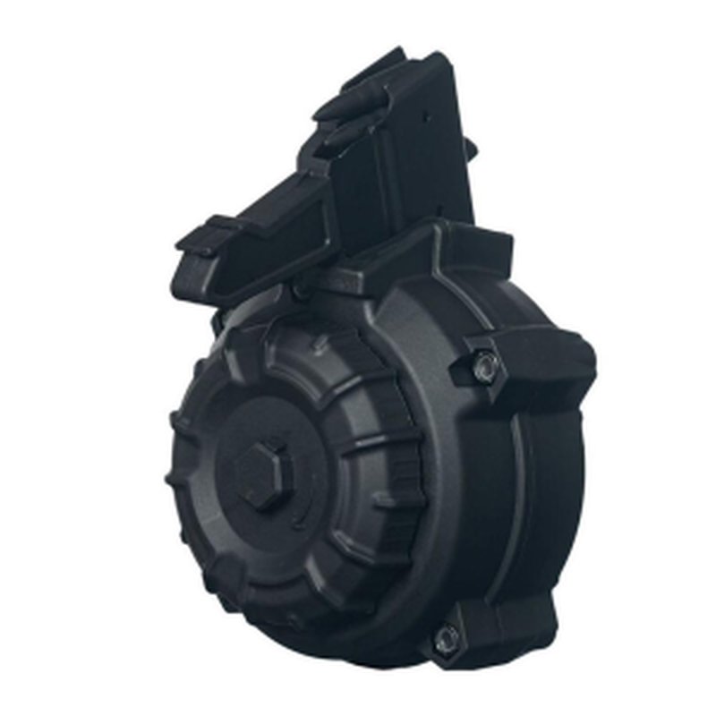 Promag SKS 7.62x39 AK Magazine 50-Round Drum Black Polymer