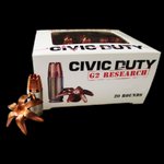 G2 Research G00617 Civic Duty 45 ACP+P 168gr Copper Expansion Ammo