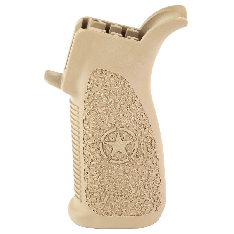 Bravo Company Mod 4 Pistol Grip Flat Dark Earth Reduced-Angle Texture BCM-GFG-MOD-4-FDE