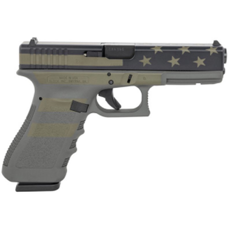 Glock G17 Gen 3 Operator Flag 9mm 4.49" 17rd Pistol