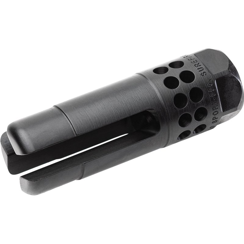 SureFire Warcomp Sport 1/2-28 Flash Hider, Black