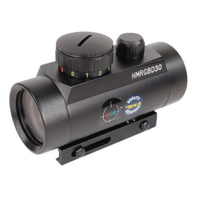 BSA Huntsman Red/Green/Blue Dot Sight - 1x30mm 5 MOA - Matte