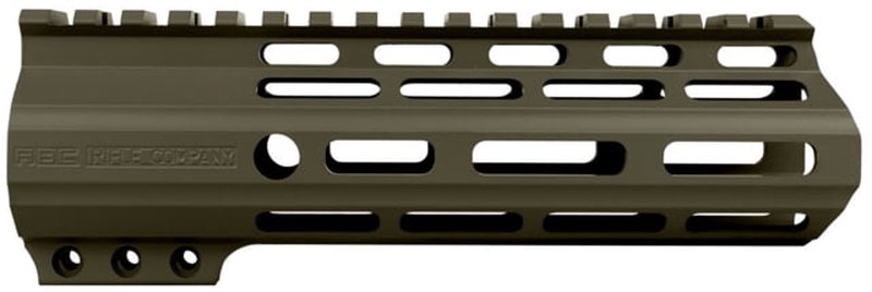 ABC RIFLE COMPANY Custom Ultra Slim AR-15 M-LOK Handguard 7in Cerakote Olive Drab Green