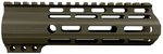 ABC RIFLE COMPANY Custom Ultra Slim AR-15 M-LOK Handguard 7in Cerakote Olive Drab Green