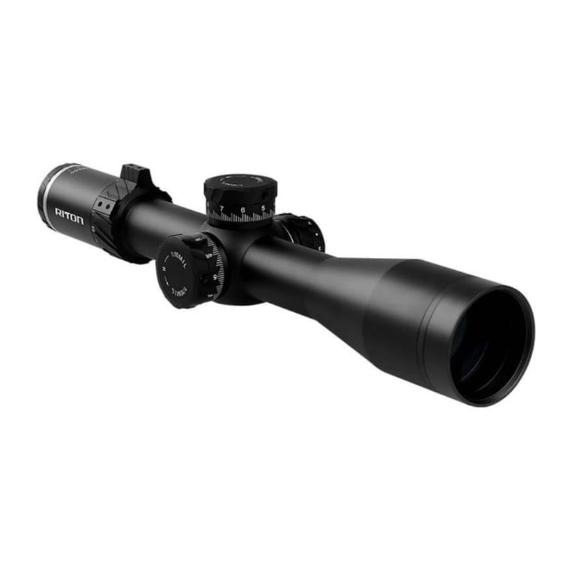 Riton Optics 7C318LFI23 7 Conquer 3-18x50 Rifle Scope 34mm Tube First Focal Plane PSR Illuminated Mil Rad Black