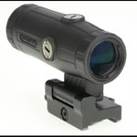Holosun HM3X Magnifier with Integrated QD Mount - 3x Black