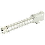 Lantac 9INE Glock 19 9mm Fluted Threaded Stainless Barrel 1:10 Silver