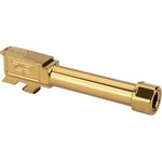 Zaffiri Precision ZP.43BTG 9mm 3.92\" Gold 416R Stainless Fits Glock 43/43X