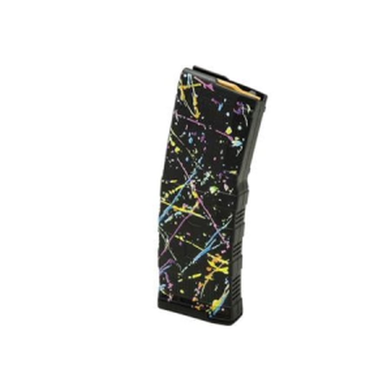 Amend2 AR-15 5.56 NATO 30 Round Magazine with Neon Splatter Finish