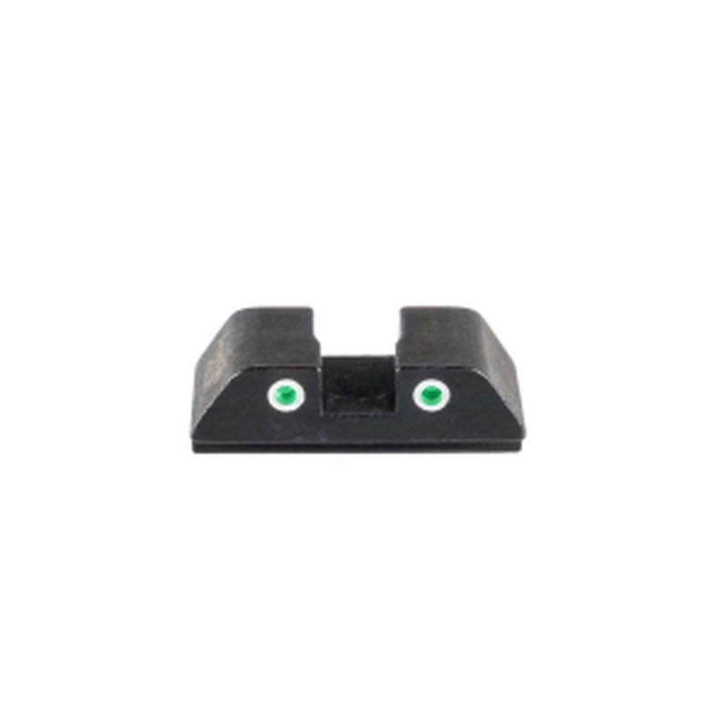 Ameriglo Tritium Rear Sight for Glock 42/43/43X/48 - Green 2-Dot