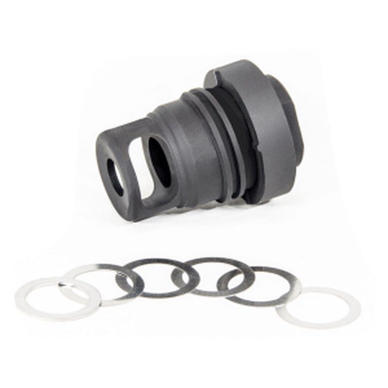 Yankee Hill Machine Mini QD Muzzle Brake Suppressor Mount 5.56mm 1/2-28 Melonite