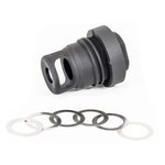 Yankee Hill Machine Mini QD Muzzle Brake Suppressor Mount 5.56mm 1/2-28 Melonite