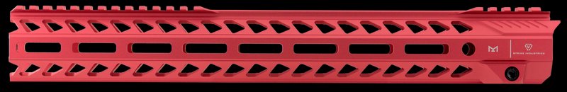 Strike STRIKERAIL AR-15 15.5in Handguard Rail M-LOK Aluminum Red