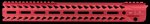 Strike STRIKERAIL AR-15 15.5in Handguard Rail M-LOK Aluminum Red