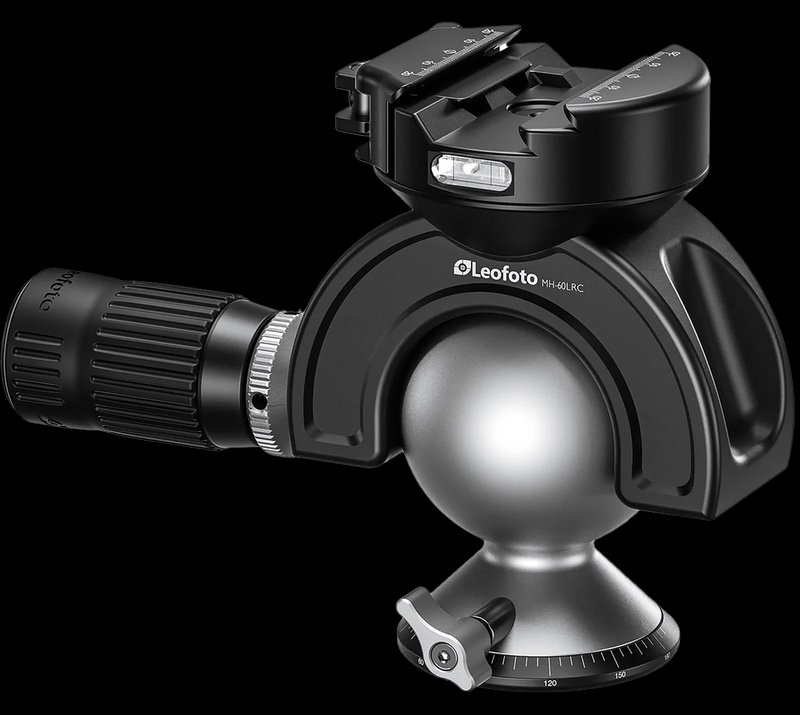 Leofoto MH-60LRC Dynamic Ball Head with Handlebar Control and Arca/Picatinny Clamp