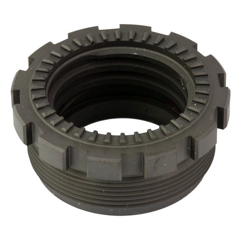 Yankee Hill Machine Co Kurz QD Adapter, Titanium, 1-3/8-24 Rear Mounting Threads, Black